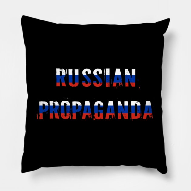 Russian Propaganda Pillow by Scar