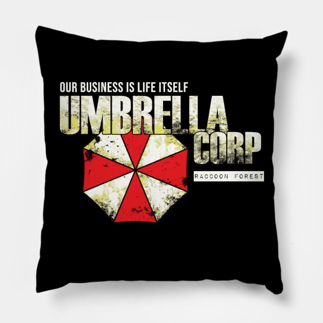 Umbrella Corporation Pillow by TVmovies