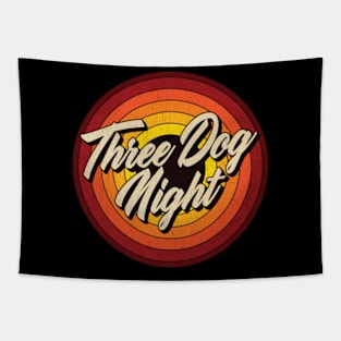 Three Dog Night - Vintage Circle Tapestry