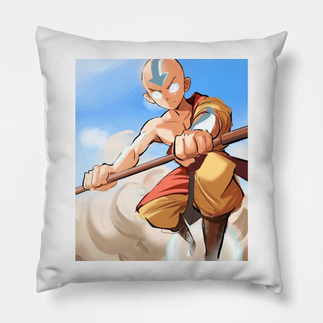 Avatar Aang Pillow by Mr.Spoon