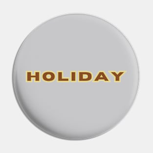 Holiday Pin