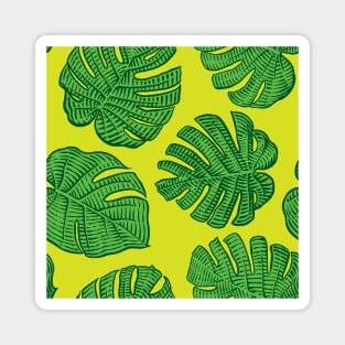 Monstera leafs Magnet