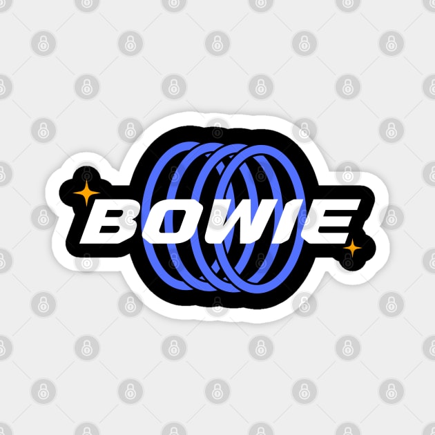 Bowie // Blue Ring Magnet by eiston ic