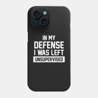 Left Unsupervised Phone Case