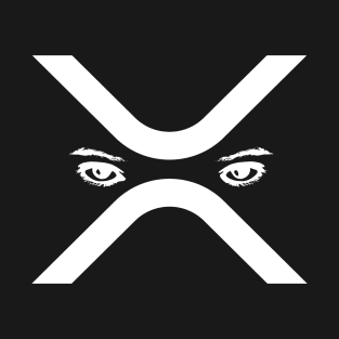 Ripple (XRP) logo with eyes T-shirt T-Shirt