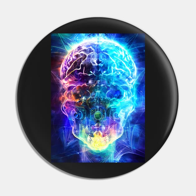 Vibrant Brain Waves - AI Generated Sci Fi Concept Art - Pin by AfroMatic