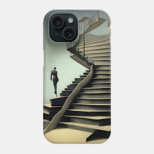 [AI Art] Stairways, inspired by the works of a surrealist master Phone Case