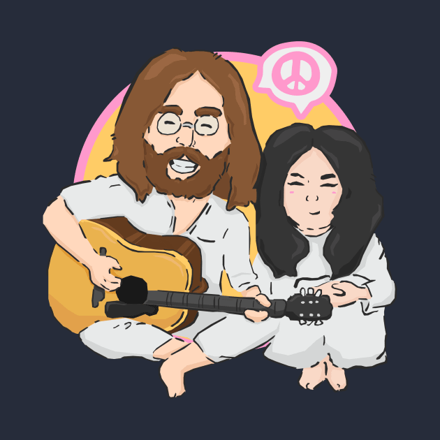 John n Yoko by YipeeKaiYay