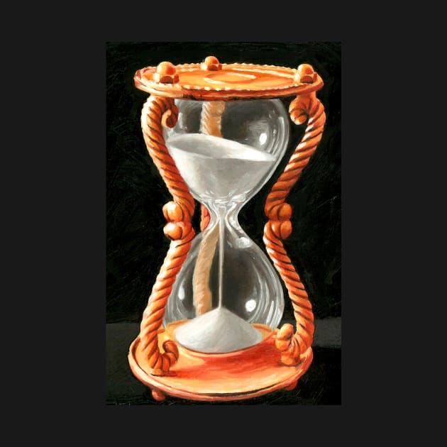 Antique style sand timer hourglass by LukjanovArt