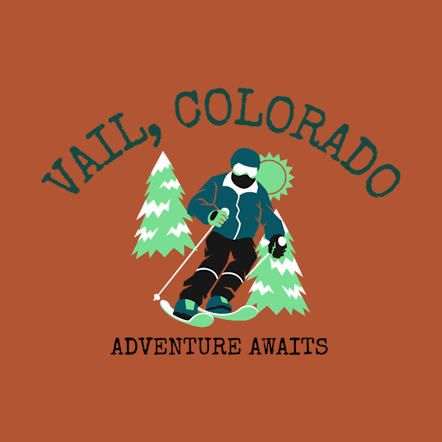 Vail, Colorado by Mountain Morning Graphics