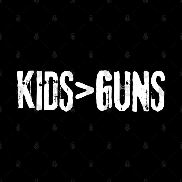 Kids Over Guns Anti Gun Gun Control Gun Violence Awareness Month Shirt by BadDesignCo