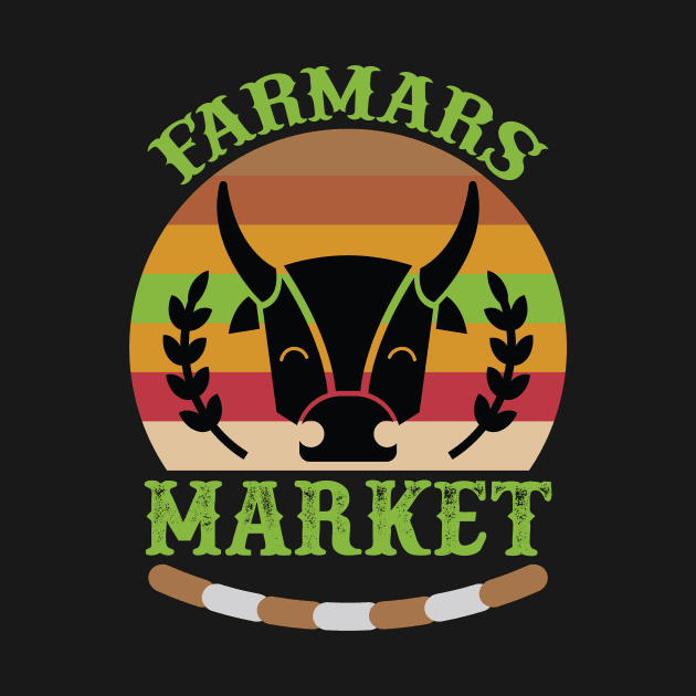 Farmars Market T Shirt For Women Men by QueenTees