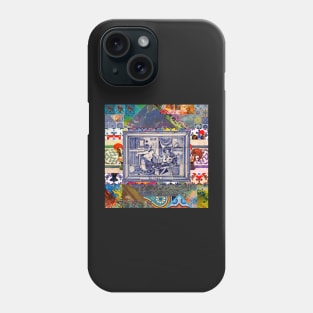 Portuguese folk art Phone Case