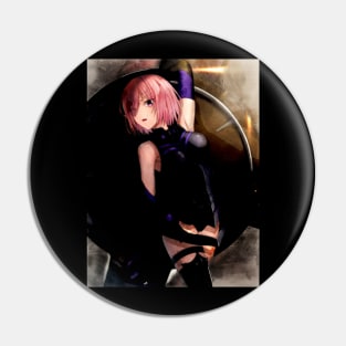 Shielder Anime Watercolor Pin