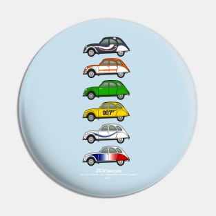 2CV special editions collection Pin