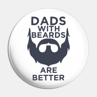 Dad With Beards Pin