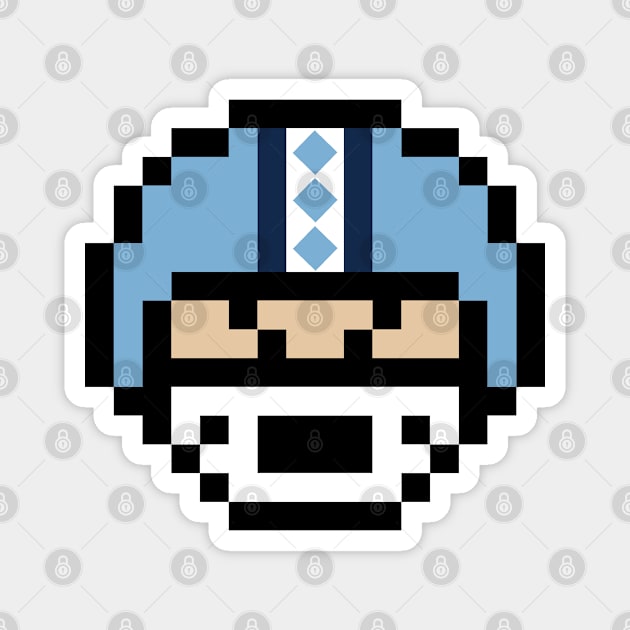 8-Bit Helmet - North Carolina Magnet by The Pixel League