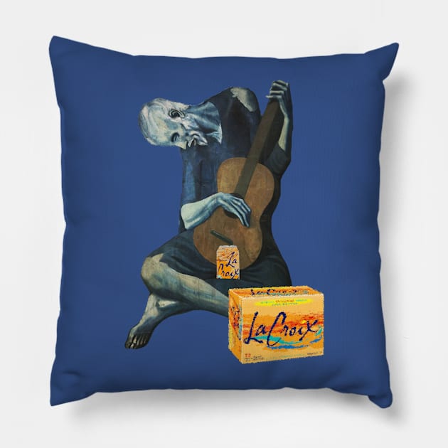 The Old La Croix Drinker Pillow by jeremiahm08