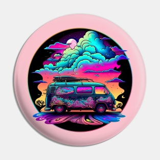 Hippie Van - Summertime Series Pin