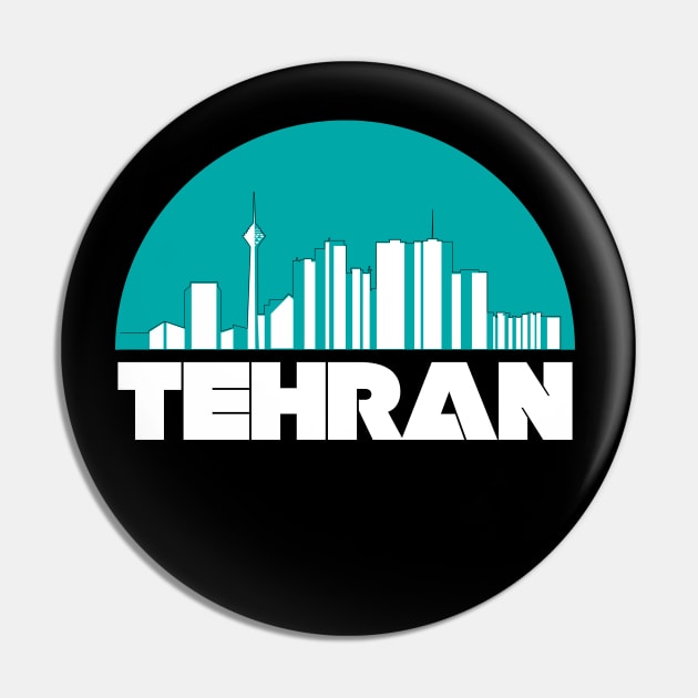 Tehran City - White Pin by prime.tech