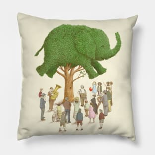 The Elephant Tree Pillow