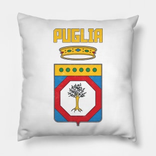 Apulia/Puglia Italy Region Coat of Arms / Vintage Style Pillow