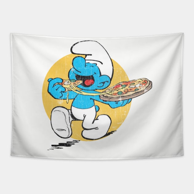 Keep walking and eat pizza Tapestry by ayuess