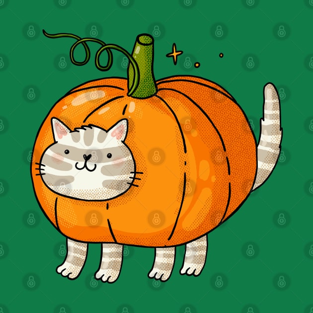 Pumpkin Cat by Tania Tania