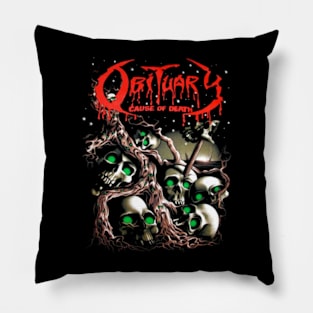 OBITUARY MERCH VTG Pillow