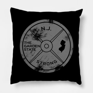 New Jersey Strong Weight Textured Pillow