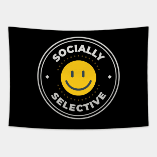 Socially selective logo for introvert Tapestry