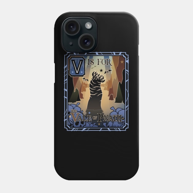 V is for The Vale of Pnath Phone Case by cduensing