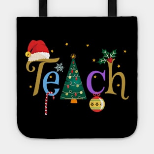 Pretty Teacher's Christmas Holiday Tote