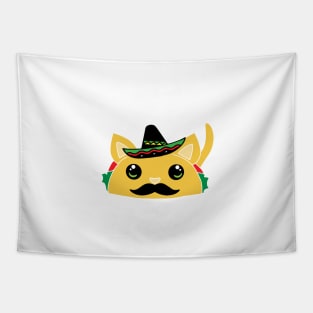 Tacocat Spelled Backward Is TACOCAT | Cute Taco Lover Shirt Tapestry