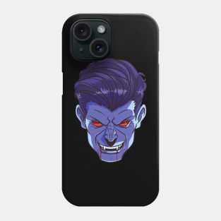 Vampire Fangs Happy Halloween Scary Monster Face Phone Case