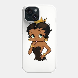 Betty Boop - Black Queen - Black Girl Magic Phone Case