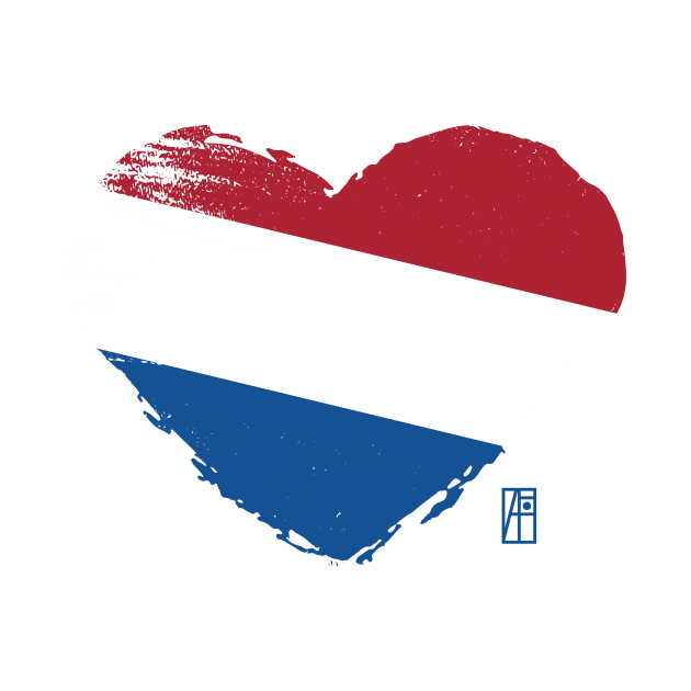 I love my country. I love the Netherlands. I am a patriot. In my heart, there is always the flag of the Netherlands. by ArtProjectShop