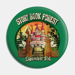 Story Book Forest 1956 // vintage Pin