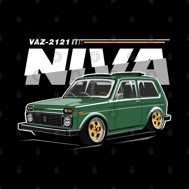 Stanced Lada Niva by shketdesign