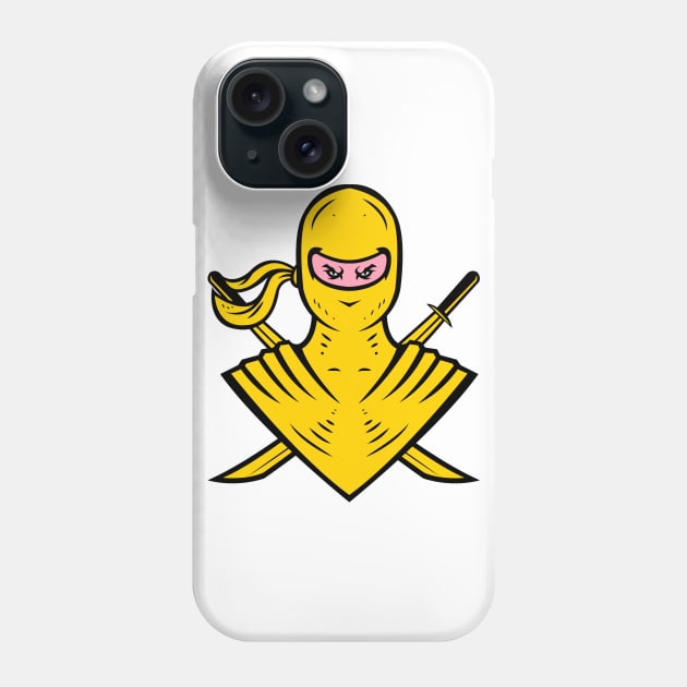 Golden Ninja Logo Phone Case by AnotherOne