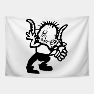 Punk Octopus Tapestry