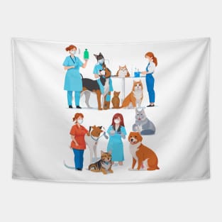 veterinary technician Tapestry