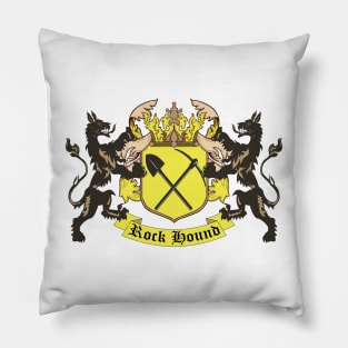 Rockhound Coat of Arms Pillow