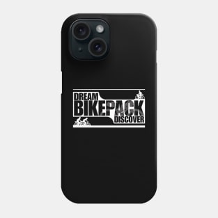 Dream Bikepack Discover White on Dark Color Phone Case