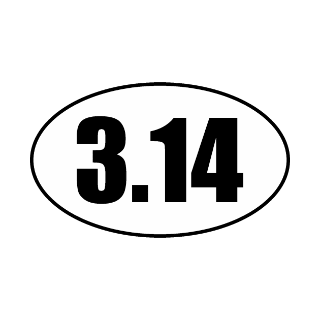 3.14 Pi Marathon or European Style Oval by Lyrical Parser