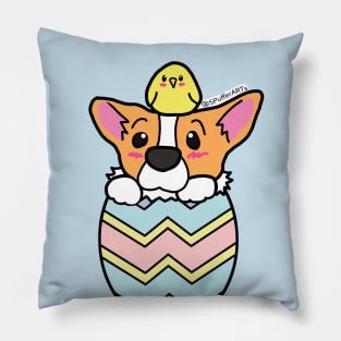 Easter Corgi Egg Pillow