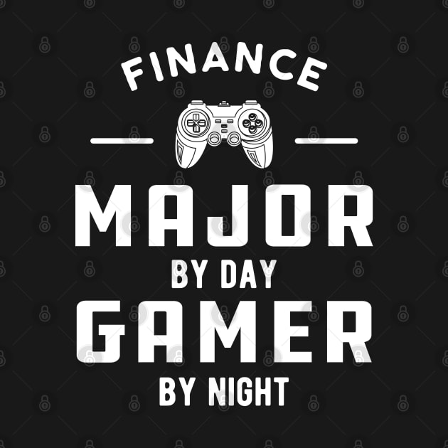 finance major by day gamer by night by KC Happy Shop