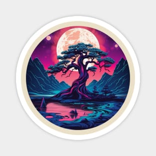 Tree in the Moonlight Magnet