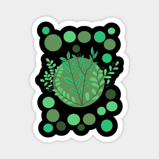 Green plants Magnet