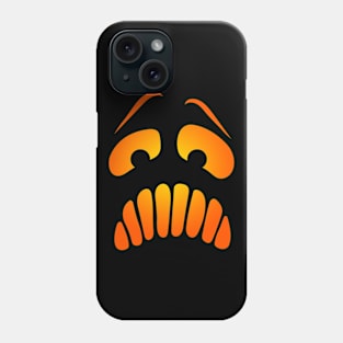 Ghostly Jack-o-Lantern Face Phone Case